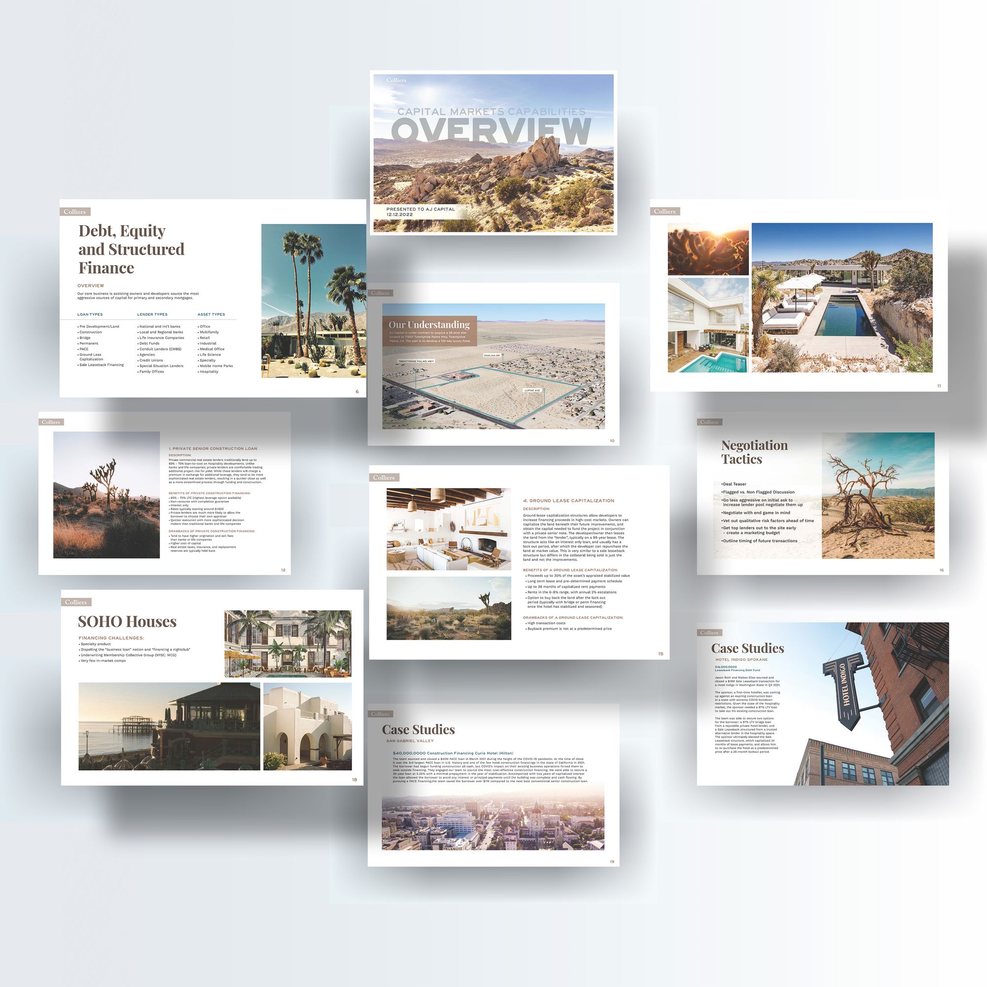 Colliers Joshua Tree land development presentation